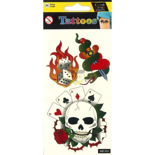 Picture of OLD SCHOOL TATTOO STICKERS